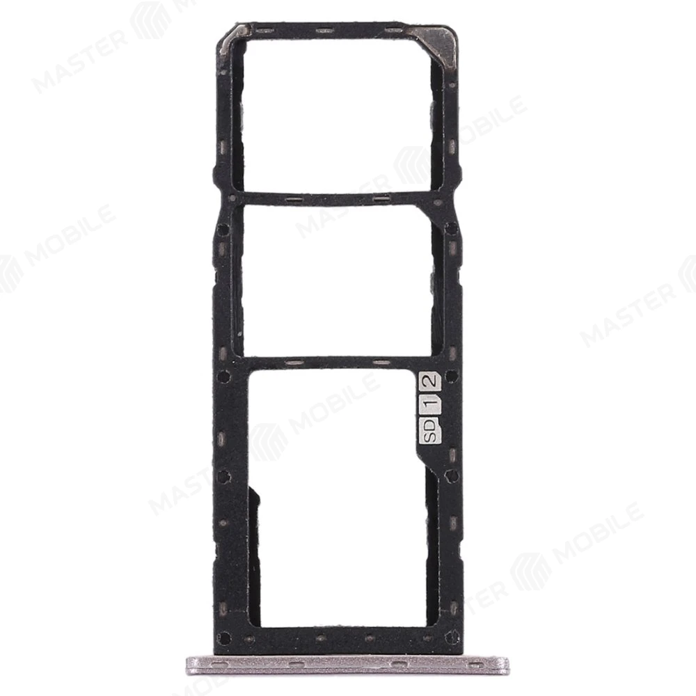 Держатель сим-карты для Asus ZenFone Max Pro M1 (ZB601KL) / ZenFone Max Pro M1 (ZB602KL) (серебристый) фото №1