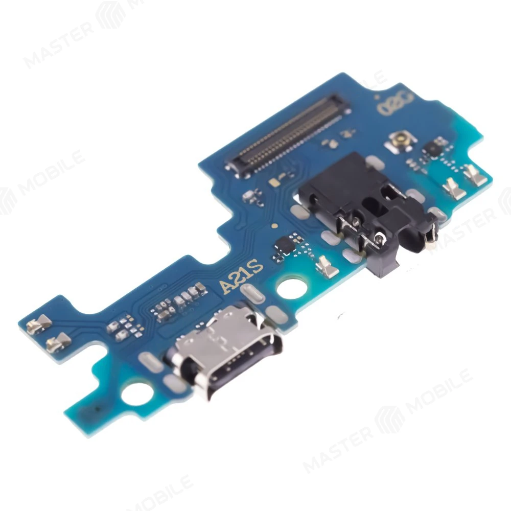 Нижняя плата для Samsung A217 Galaxy A21s с комп. + разъем зарядки + разъем гарнитуры + микрофон  фото №3