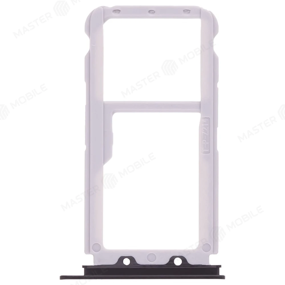 Держатель сим-карты для Huawei Nova 2 Plus (BAC-L21) (черный) фото №2