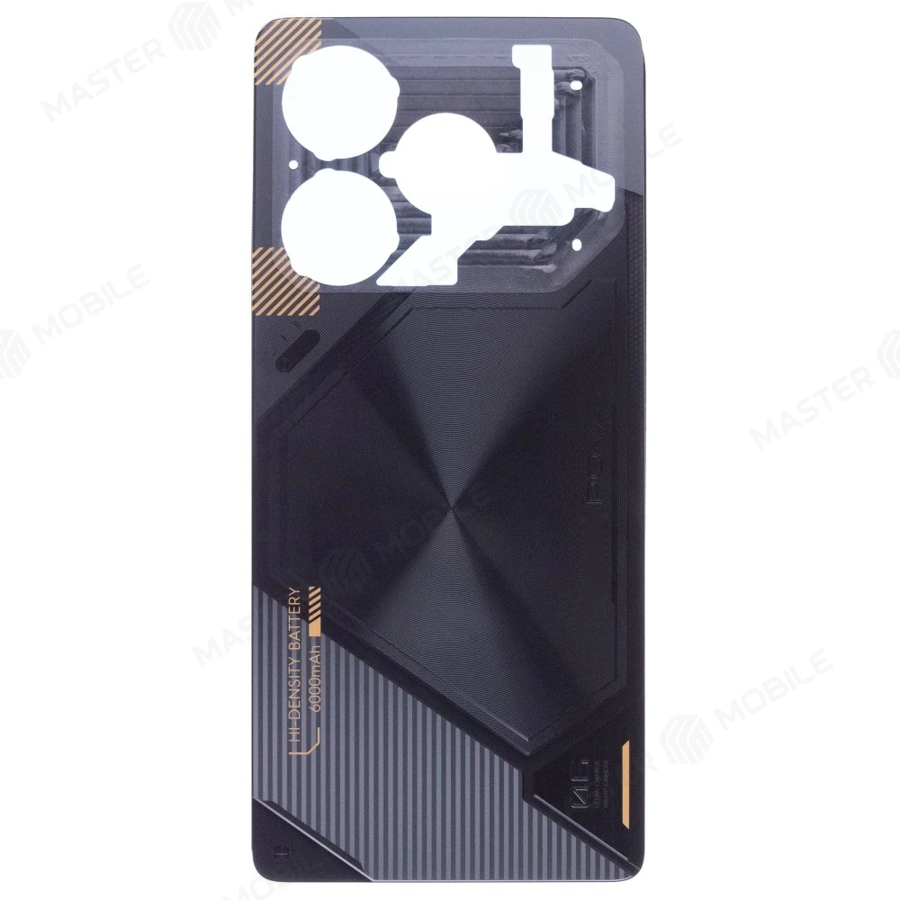 Задняя крышка для Tecno Pova 6 4G (LI7) (серый)  фото №1