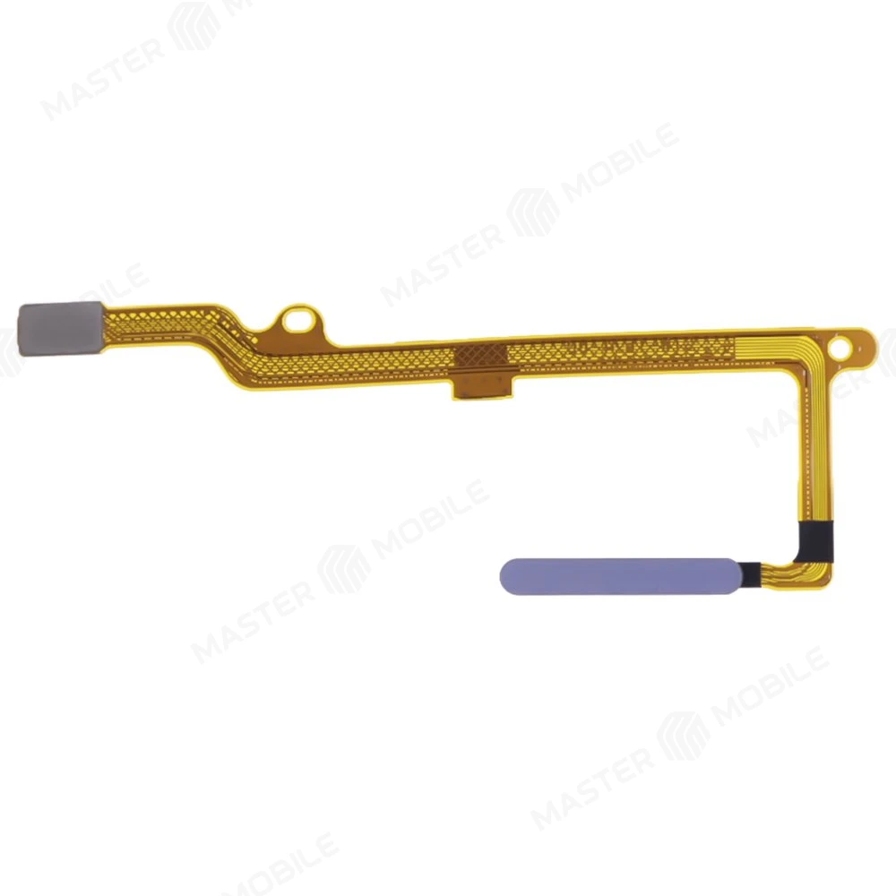 Шлейф для Huawei Honor X8a (CRT-LX1) с комп. + сканер отпечатка пальца (голубой)  фото №1