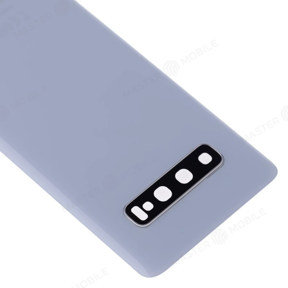 Задняя крышка для Samsung G973 Galaxy S10 (белый) (в сборе со стеклом камеры) фото №3
