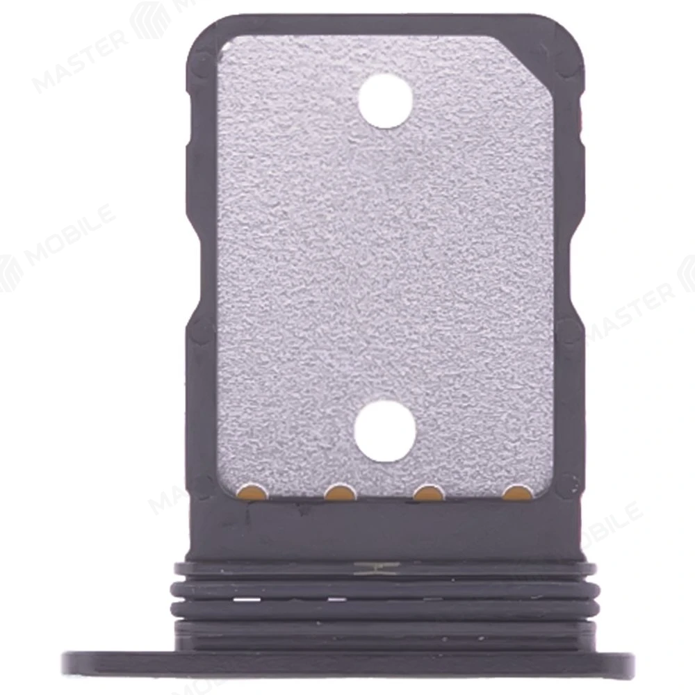 Держатель сим-карты для Google Pixel 6A (GX7AS/GB62Z/G1AZG/GB17L) (черный) фото №1