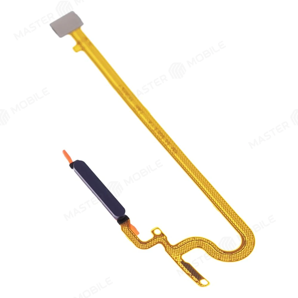 Шлейф для Vivo Y16 (V2204) с комп. + сканер отпечатка пальца (черный)  фото №3