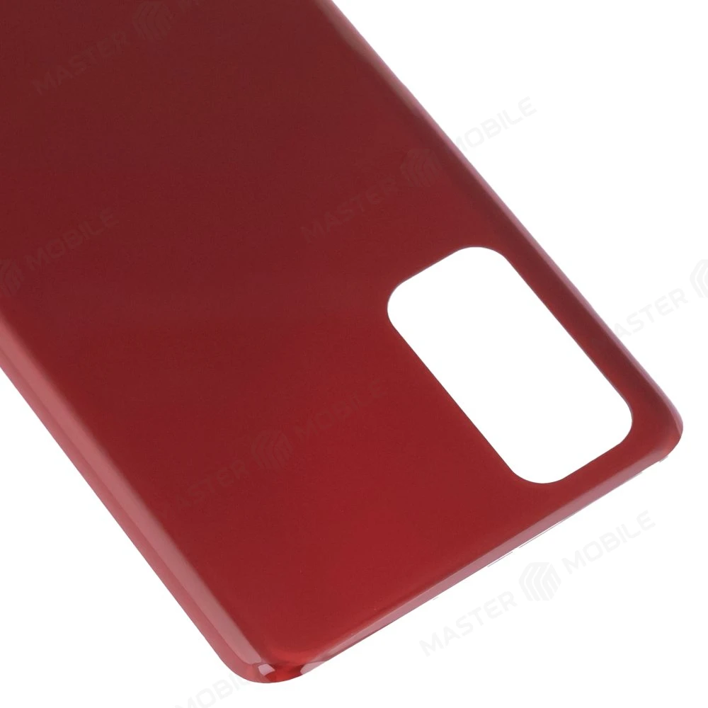 Задняя крышка для Samsung G980 Galaxy S20 (красный) фото №3