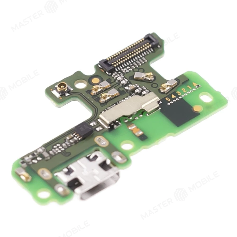 Нижняя плата для Huawei Honor 8 Lite (PRA-TL10) / P8 Lite 2017 с комп. + разъем зарядки + микрофон (ORIG100)  фото №3