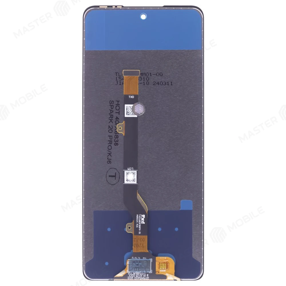 Дисплей для Infinix Hot 40 (X6836) / Hot 40 Pro (X6837) / Tecno Spark 20 Pro (KJ6) / Pova 7 Neo (LJ6) + тачскрин (черный) (ORIG) фото №2