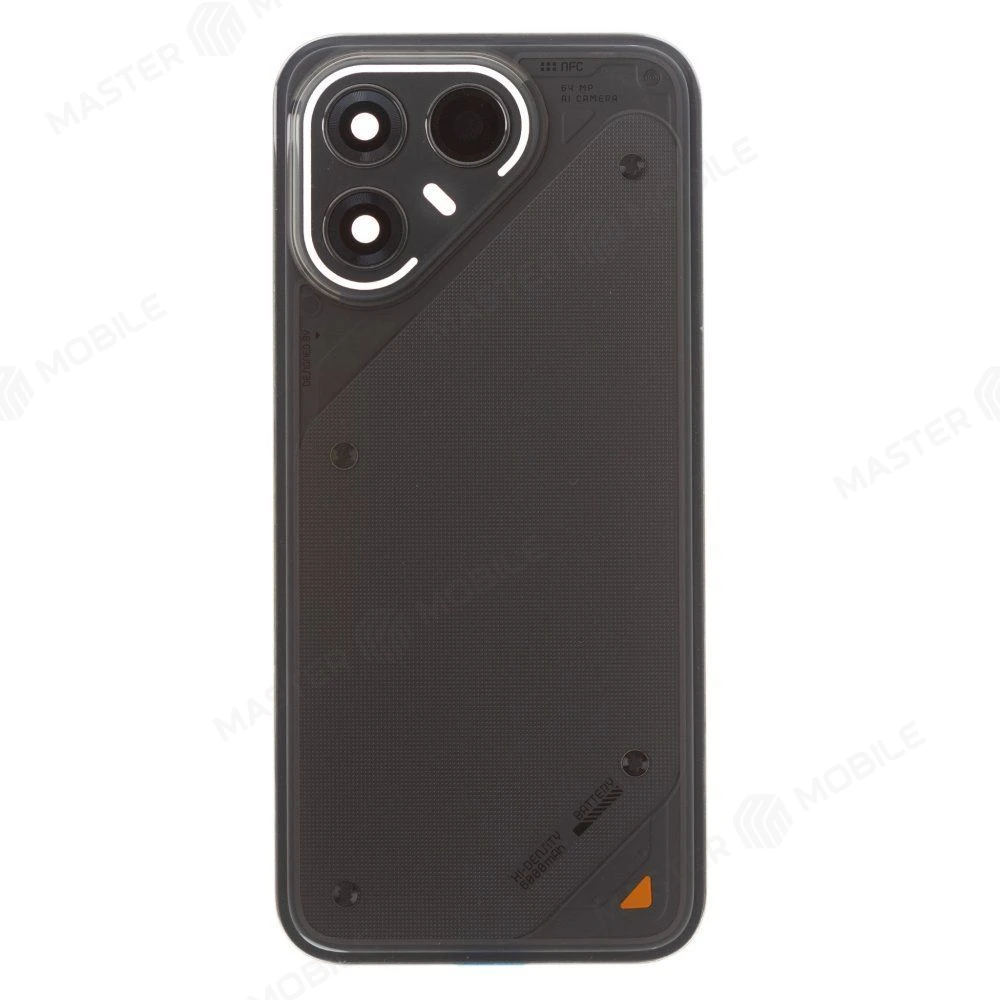 Задняя крышка для Tecno Pova 7 Pro 5G (LJ8) (черный) (в сборе со стеклом камеры) (ORIG100) фото №1