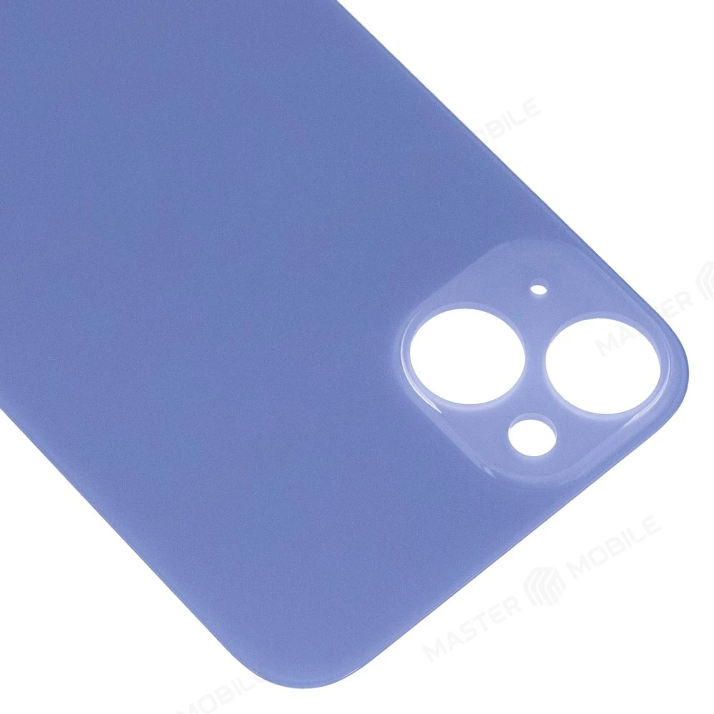 Задняя крышка для Apple iPhone 14 Plus (голубой) (с широким отверстием) (Premium) фото №3