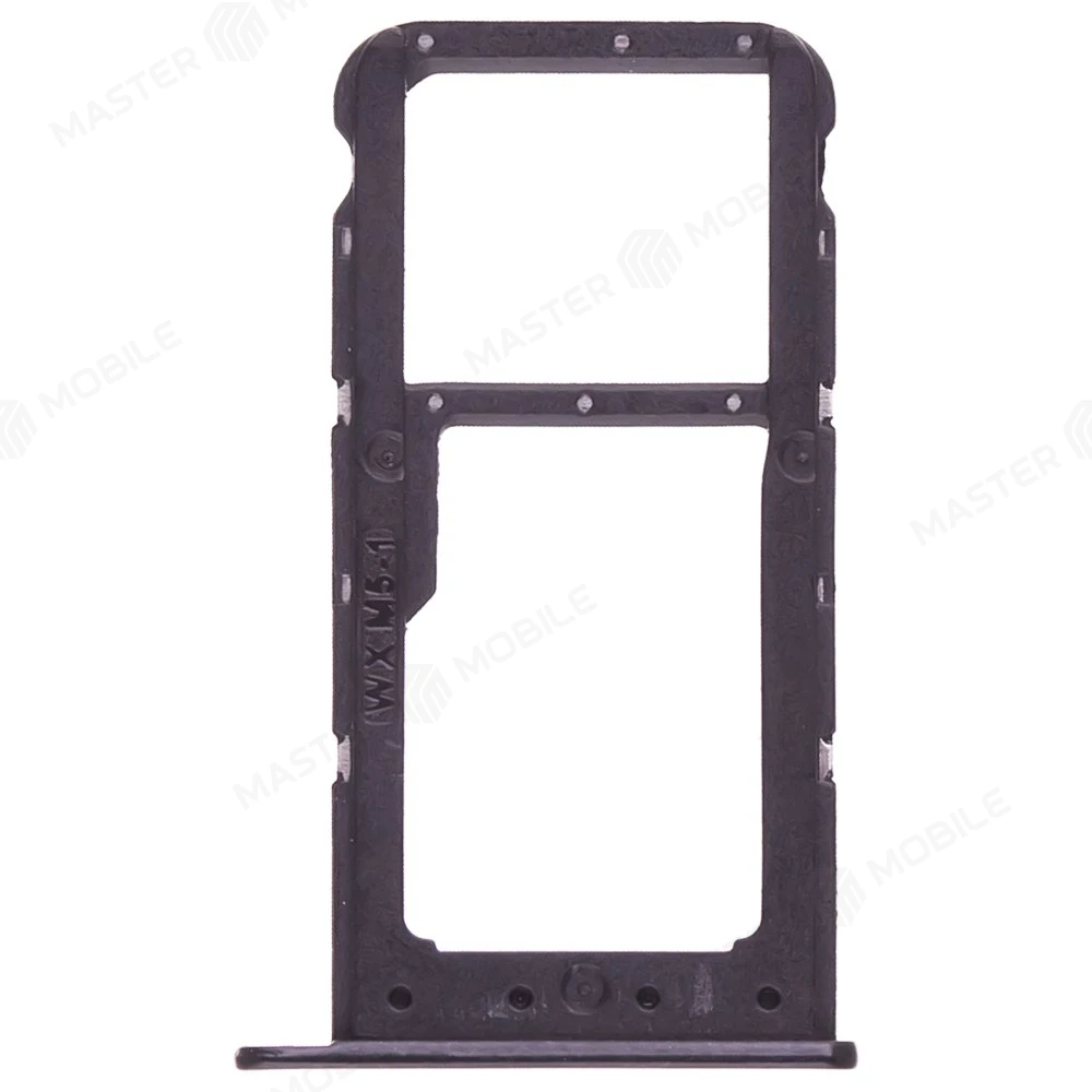 Держатель сим-карты для Huawei Honor 9 Lite (LLD-L31) (черный) фото №2