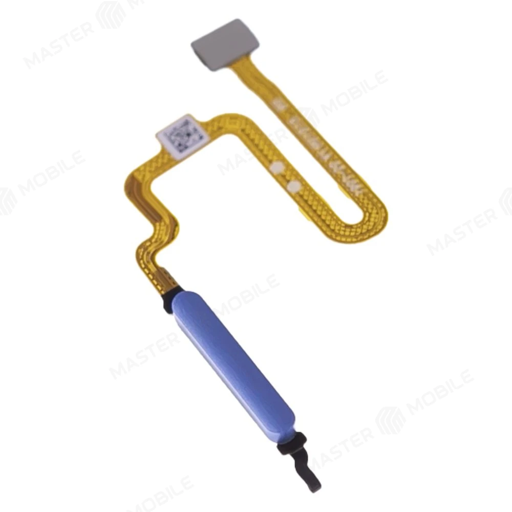 Шлейф для Xiaomi Poco M4 Pro 5G (21091116AG) с комп. + сканер отпечатка пальца (синий)  фото №3