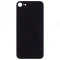 Задняя крышка для Apple iPhone 8 (черный) (с широким отверстием) (Premium) фото №1