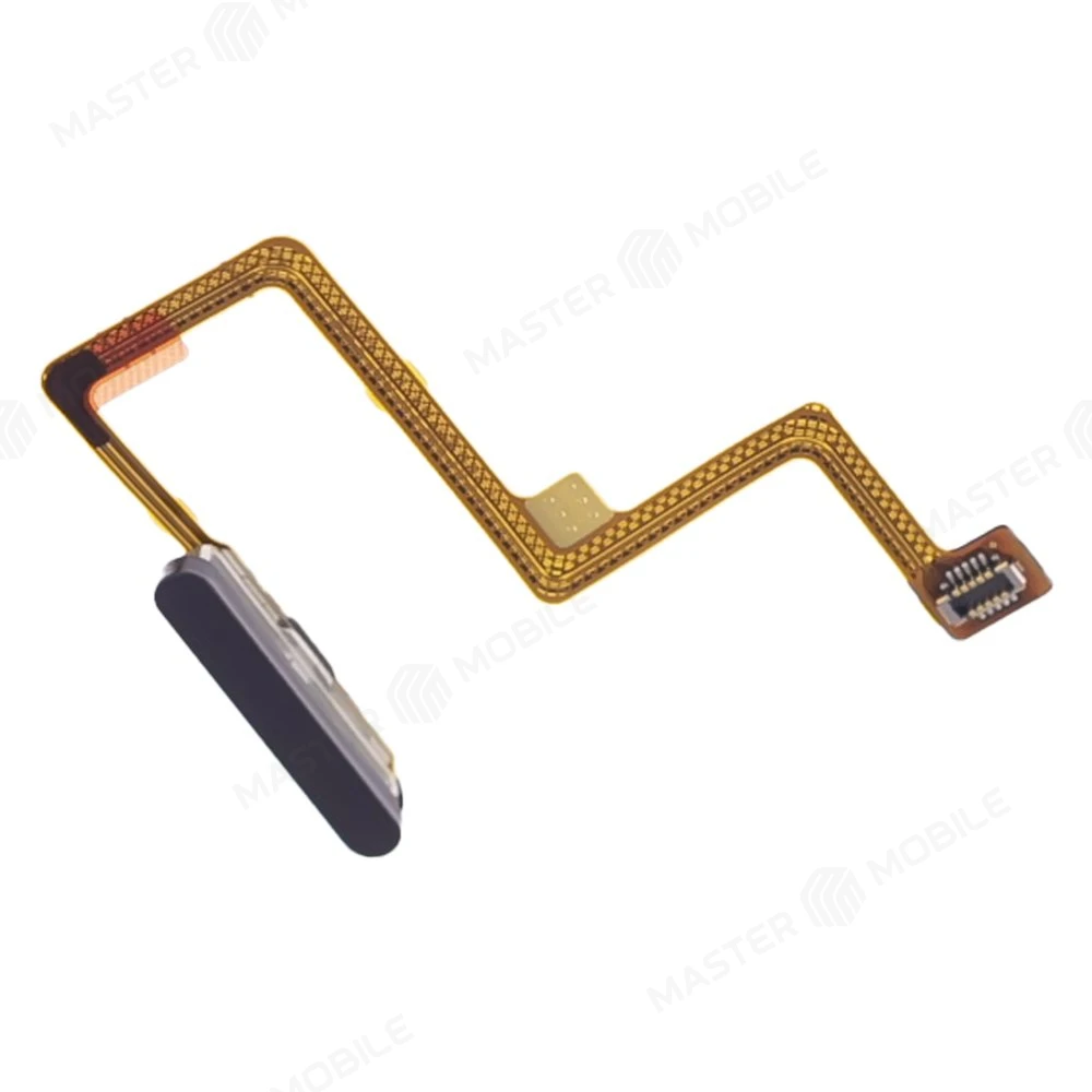 Шлейф для Xiaomi Redmi Note 11 Pro+ 5G (21091116UG) с комп. + сканер отпечатка пальца (кнопка включения) (черный)  фото №3