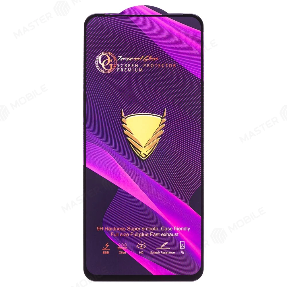 Защитное стекло OG Glass (3 в 1) для Xiaomi Redmi Note 12 4G (23021RAA2Y) (черный) фото №1