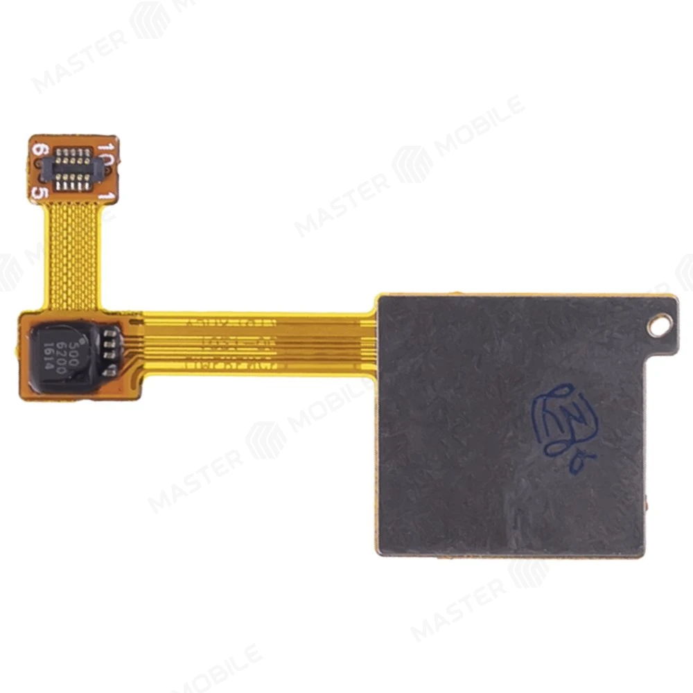 Шлейф для Xiaomi Mi A2 (M1804D2SG) / Mi 6x с комп. + сканер отпечатка пальца (черный)  фото №2