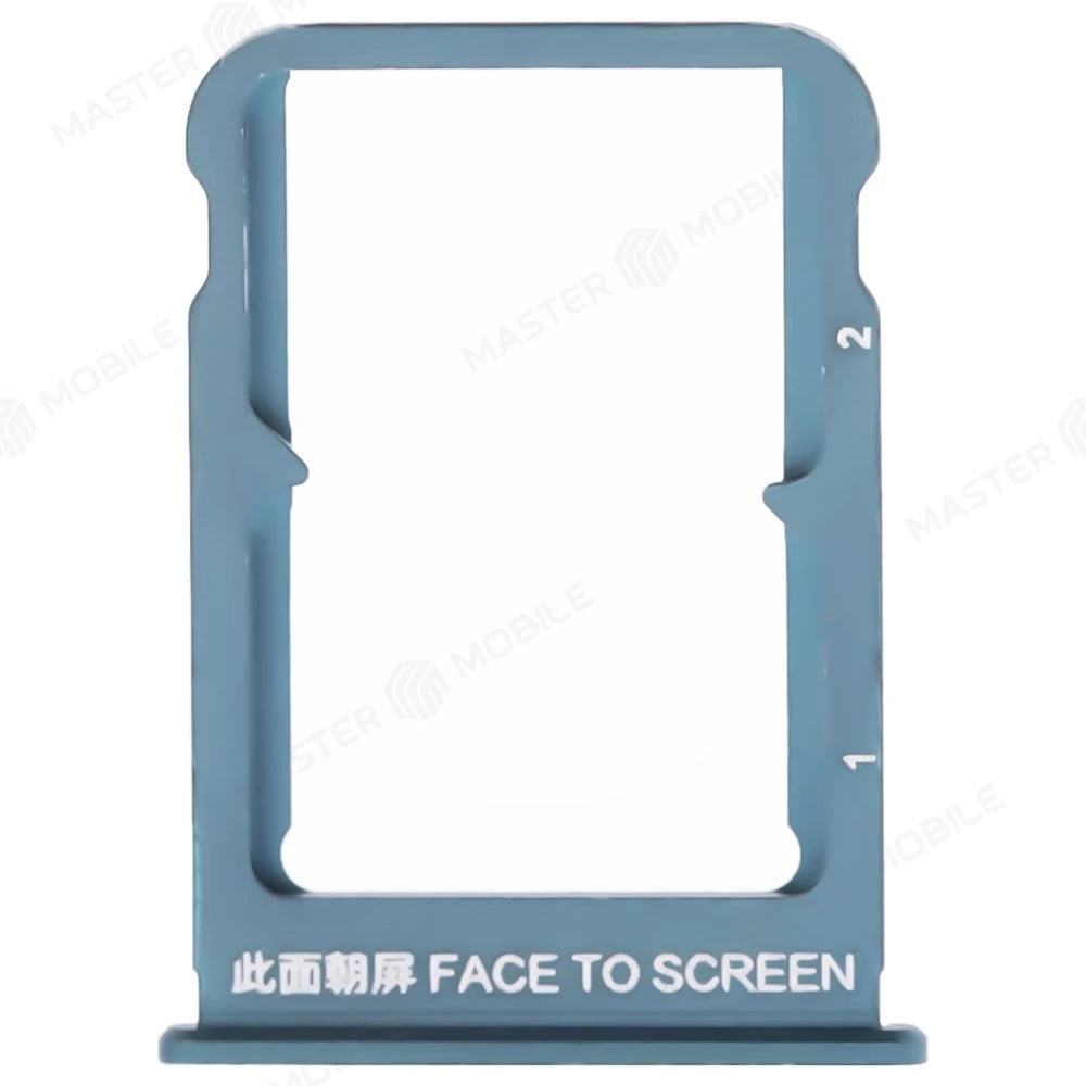 Держатель сим-карты для Xiaomi Mi Mix 3 (M1810E5A) (зеленый)  фото №1