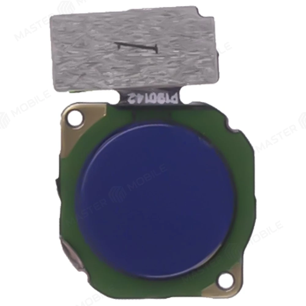 Шлейф для Huawei Honor 9 Lite (LLD-L31) / Y9 2018 (FLA-LX1) / Nova 3 (PAR-LX1) с комп. + сканер отпечатка пальца (синий)  фото №1