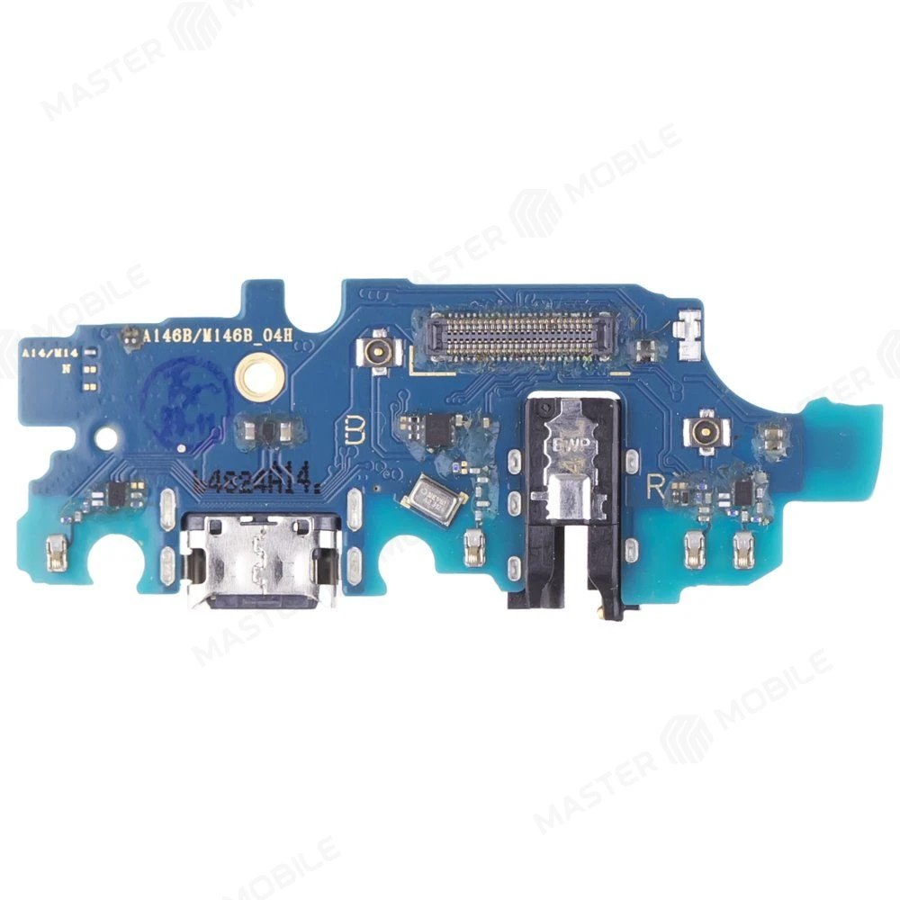 Нижняя плата для Samsung A146B Galaxy A14 5G / M146B Galaxy M14 5G с комп. + разъем зарядки + микрофон (ORIG100) фото №1