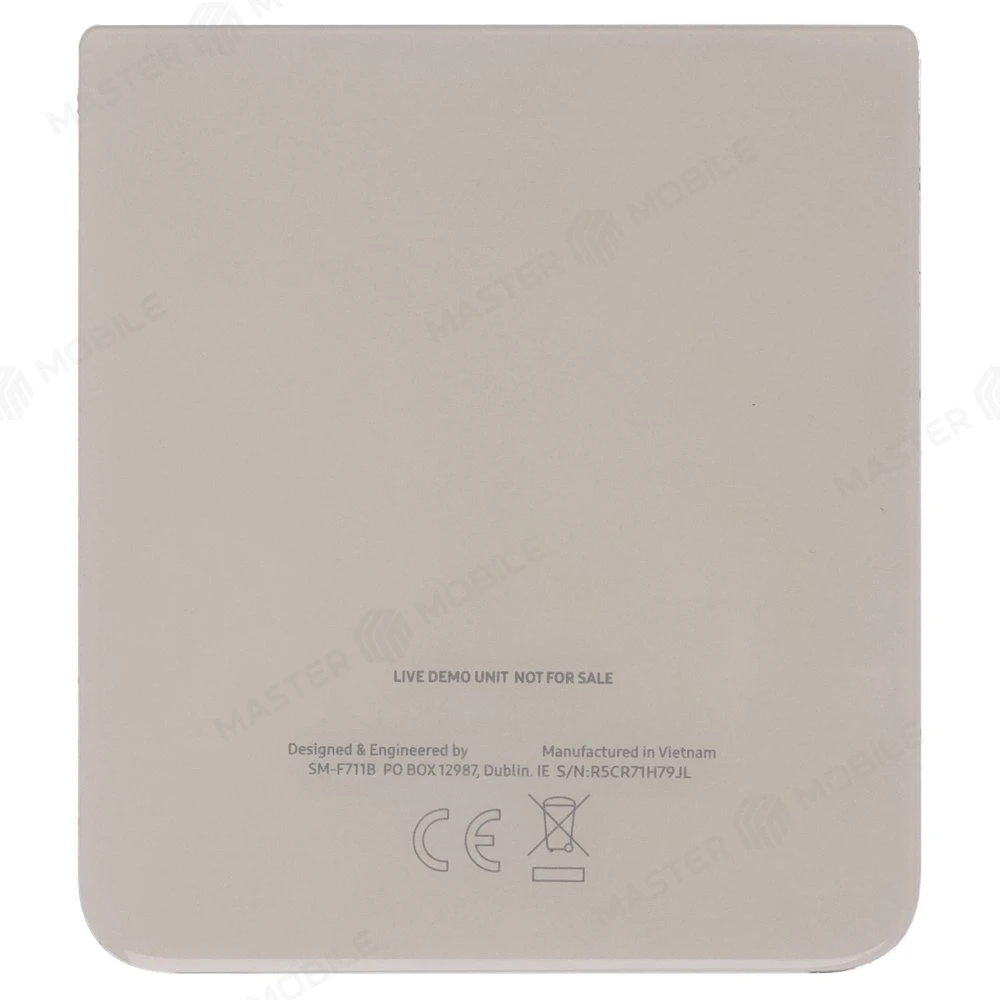 Задняя крышка для Samsung F711 Galaxy Z Flip 3 (бежевый) фото №1