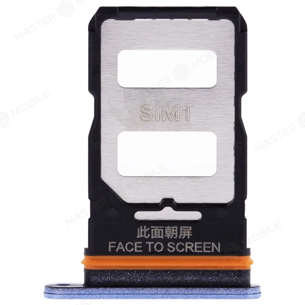 Держатель сим-карты для Xiaomi Poco X5 Pro 5G (22101320G) (синий) фото №1