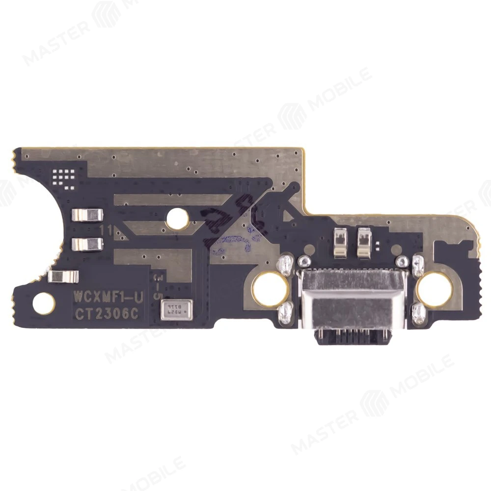 Нижняя плата для Xiaomi Pocophone F1 (M1805E10A) с комп. + разъем зарядки + микрофон  фото №2