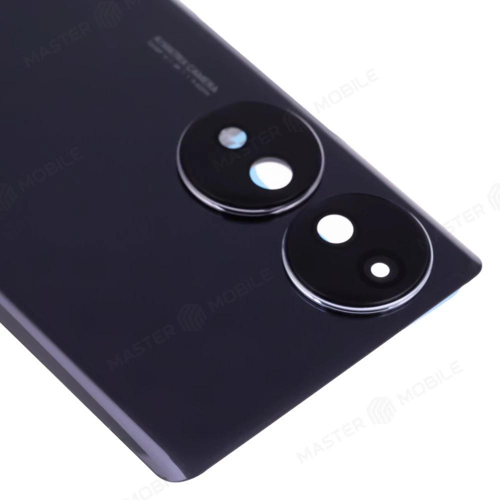 Задняя крышка для Huawei Honor 70 (FNE-NX9) (черный) (в сборе со стеклом камеры) фото №3