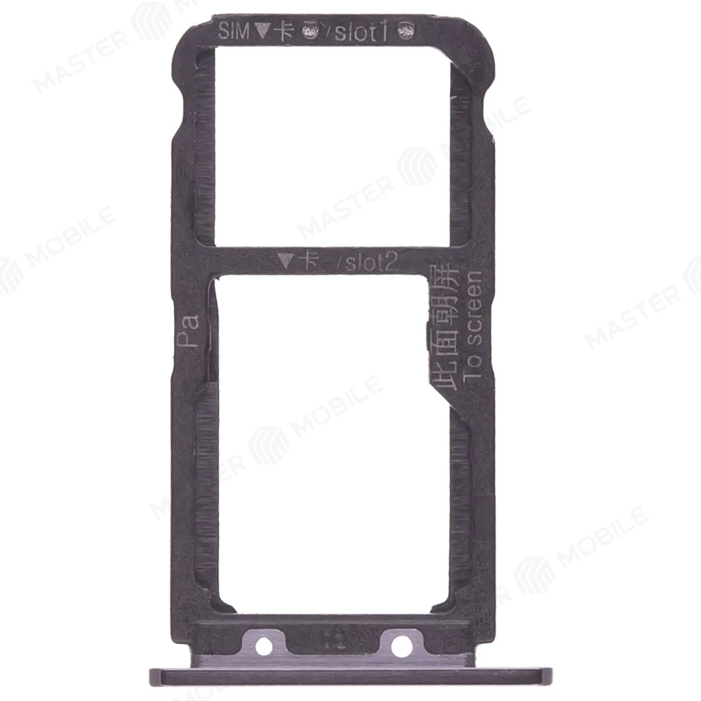 Держатель сим-карты для Huawei Nova 3 (PAR-LX1) (черный) фото №1