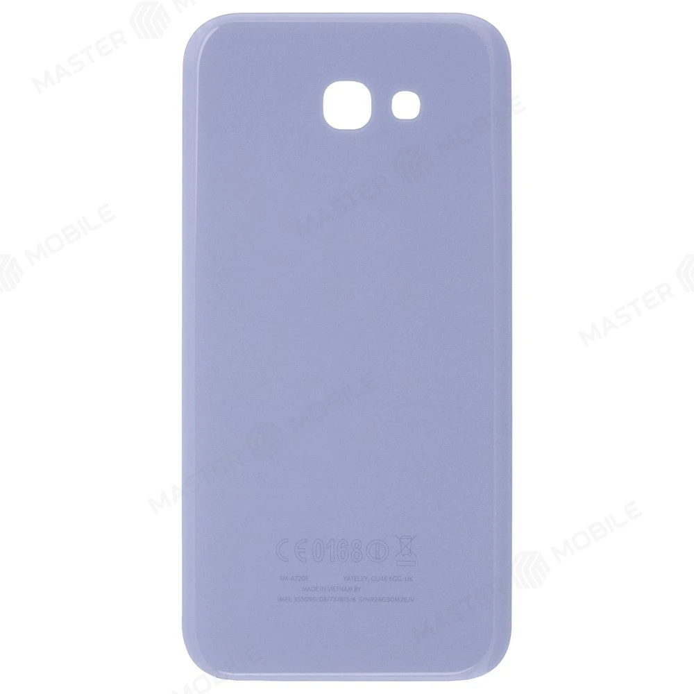Задняя крышка для Samsung A720 Galaxy A7 (2017) (голубой) фото №1