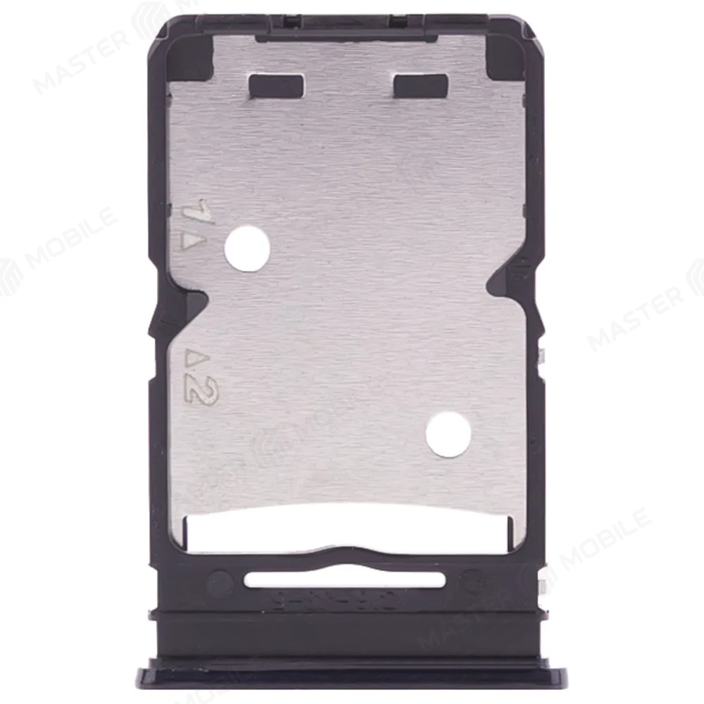 Держатель сим-карты для Tecno Camon 19 (CI6n) (черный) фото №1