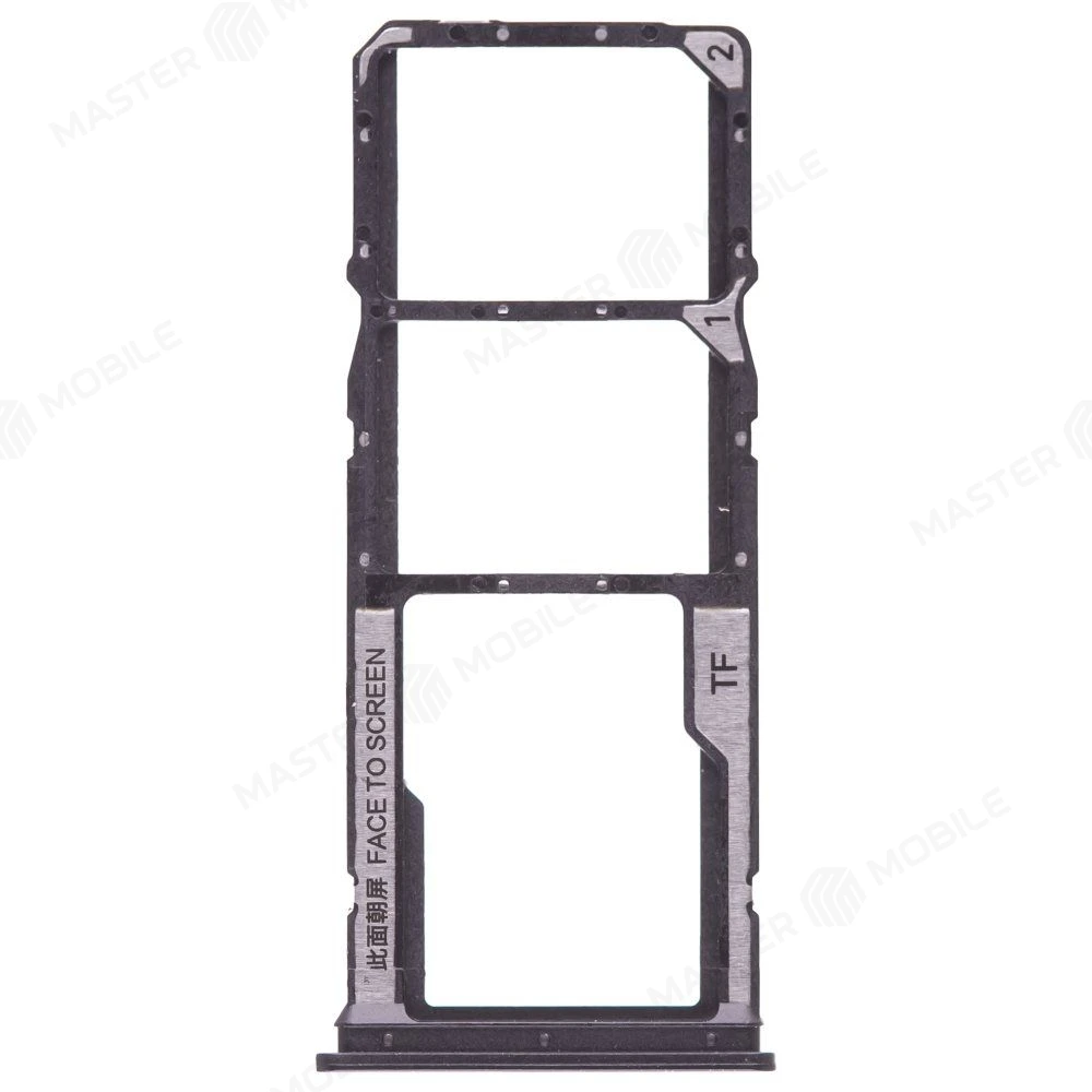 Держатель сим-карты для Xiaomi Poco C61 (2312BPC51H) (черный)  фото №1