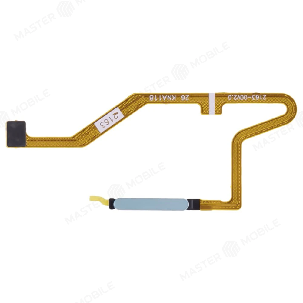 Шлейф для Xiaomi Redmi Note 12 Pro 5G (22101316G) / Redmi Note 12 Pro+ 5G (22101316UG) и др. с комп. + сканер отпечатка пальца (голубой) фото №1