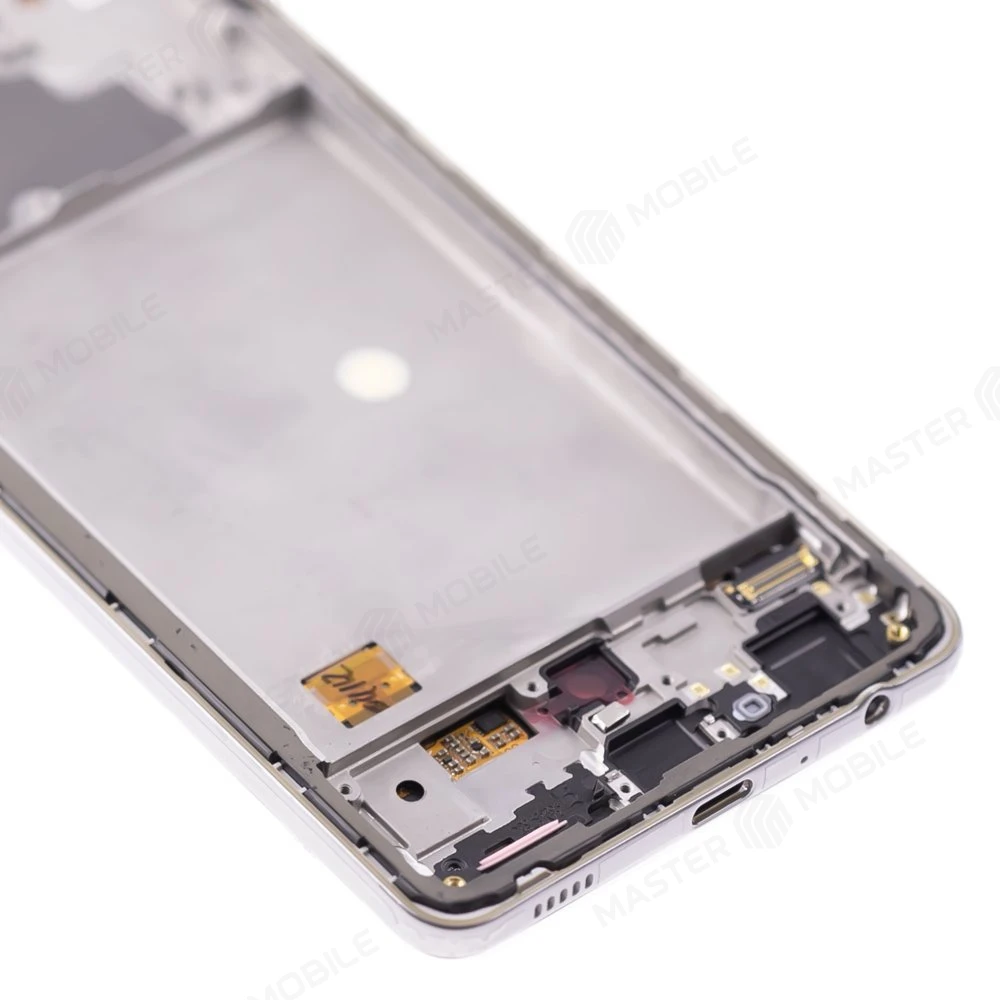 Дисплей для Samsung A725 Galaxy A72 + тачскрин (серебристый) (в рамке) (ORIG100) (SP) фото №4