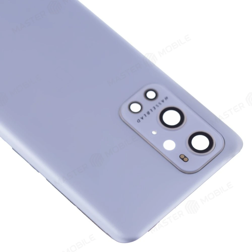 Задняя крышка для OnePlus 9 Pro (LE2121) (серебристый) (в сборе со стеклом камеры) фото №3