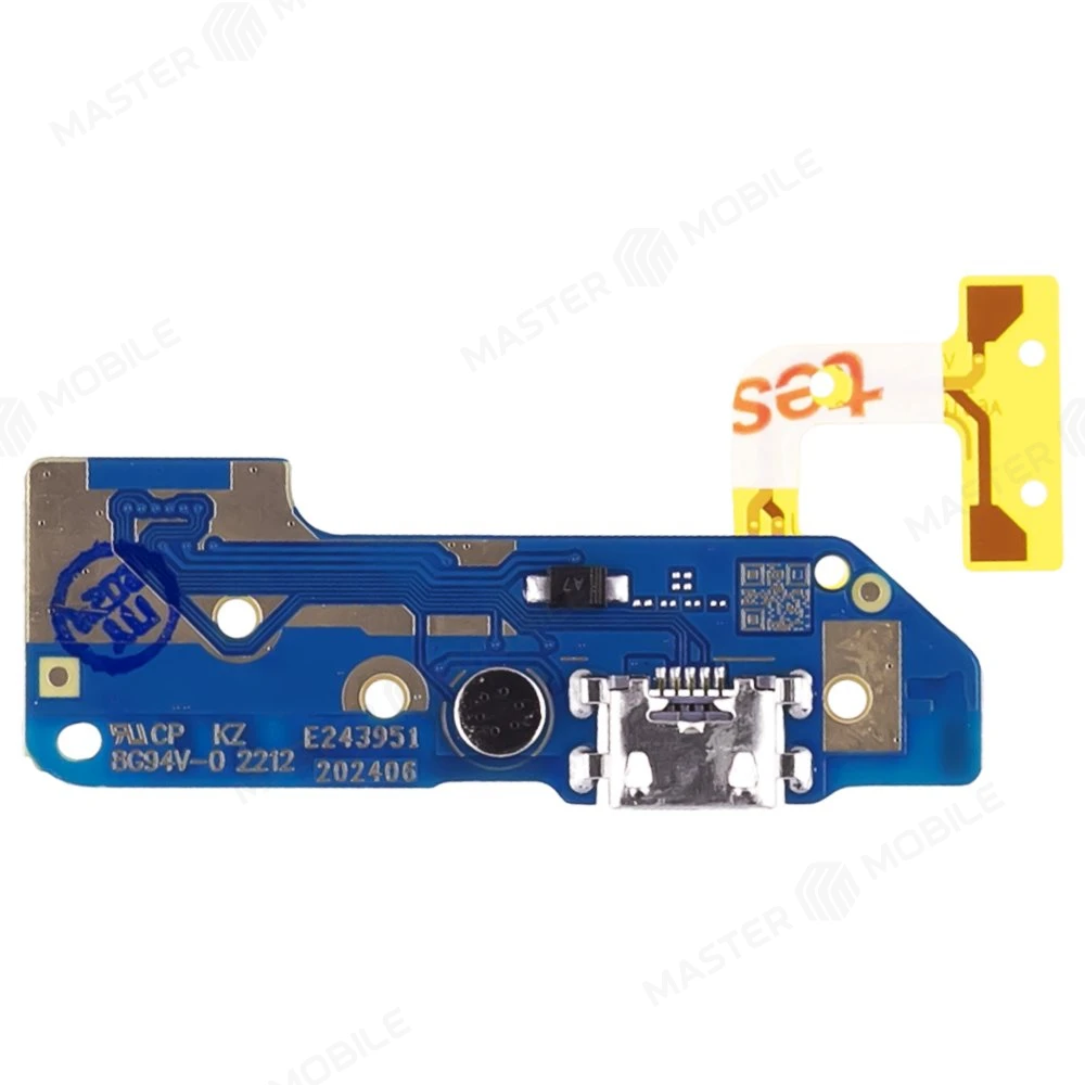 Нижняя плата для Itel A49 с комп. + разъем зарядки + микрофон  фото №2