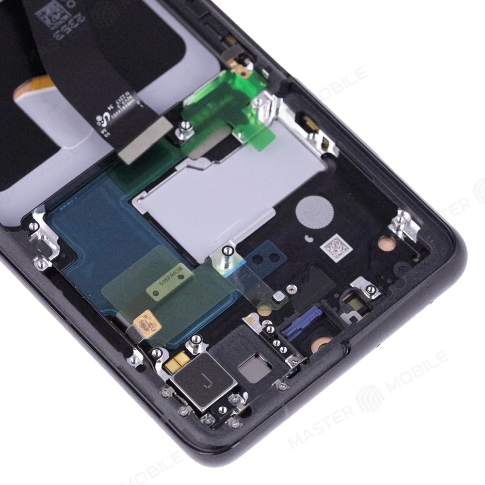 Дисплей для Samsung G998 Galaxy S21 Ultra + тачскрин (черный) (в рамке) (ORIG100) (возможен дефект ЛКП) фото №3