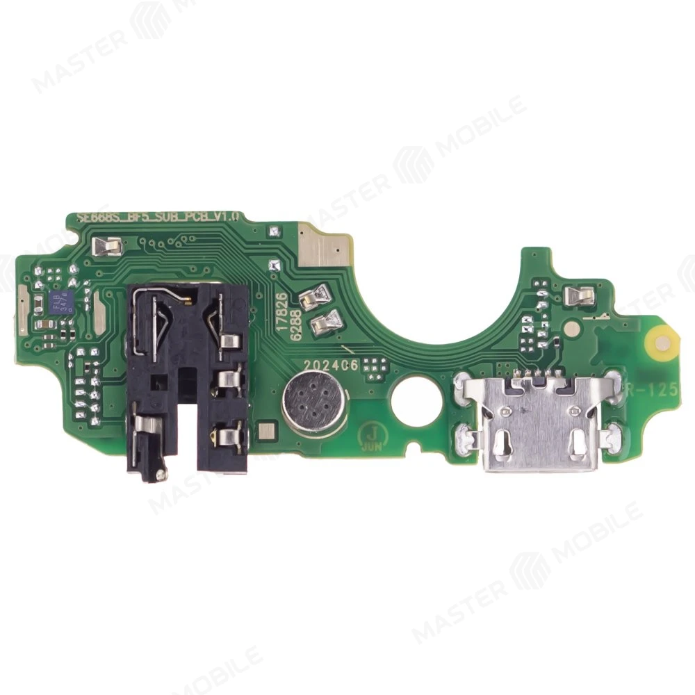 Нижняя плата для Tecno Pop 7 (BF6) с комп. + разъем зарядки + микрофон  фото №2