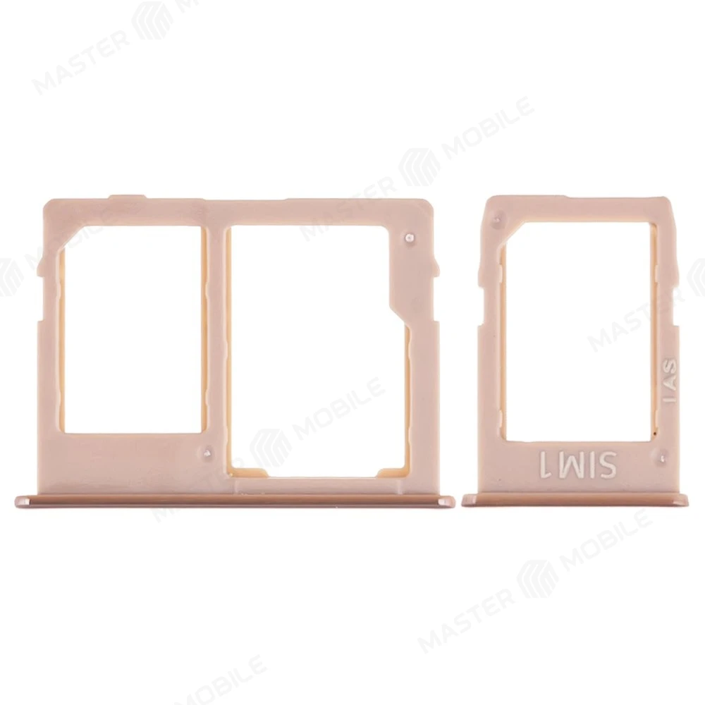 Держатель сим-карты для Samsung J415 Galaxy J4+ (2018) / J610 Galaxy J6+ (2018) (золотистый) фото №1