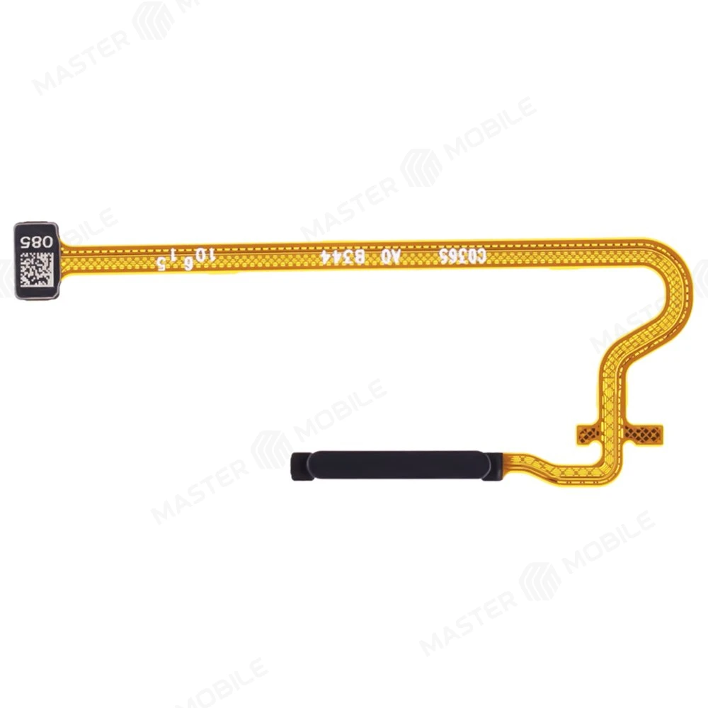 Шлейф для Realme Note 50 (RMX3834) с комп. + сканер отпечатка пальца (черный)  фото №1