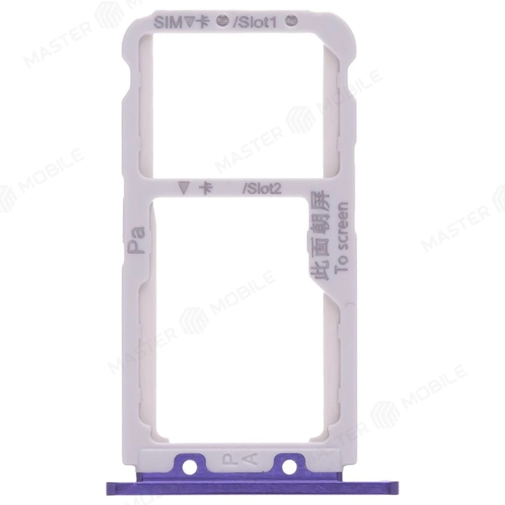 Держатель сим-карты для Huawei Nova 3 (PAR-LX1) (синий) фото №1