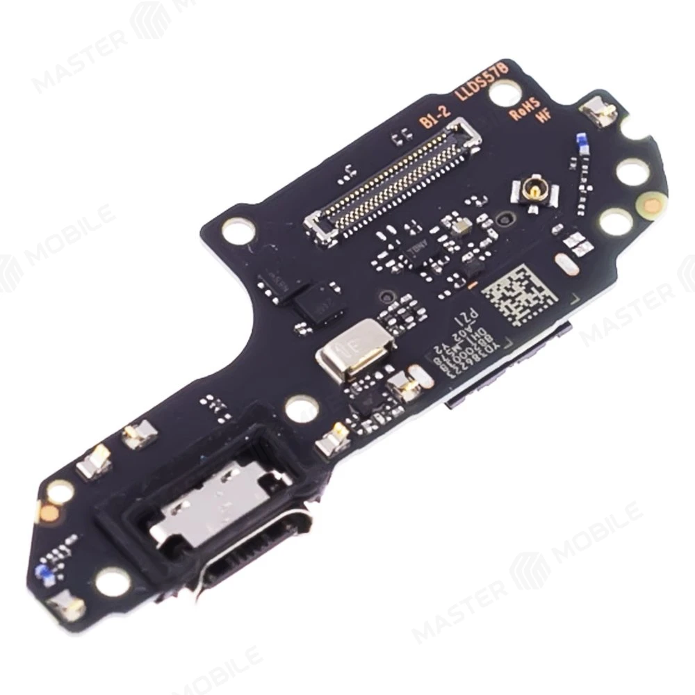 Нижняя плата для Huawei Nova Y72 (MGA-LX3) / Nova Y72S (GFY-LX1) / Nova Y63 (GFY-LX1) с комп. + разъем зарядки + микрофон + разъем SIM (ORIG100) фото №3