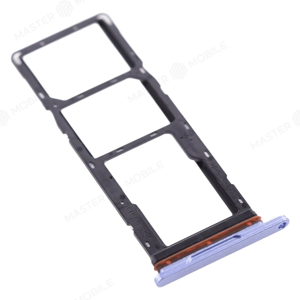 Держатель сим-карты для Tecno Pop 6 Pro (BE8) (голубой) фото №3