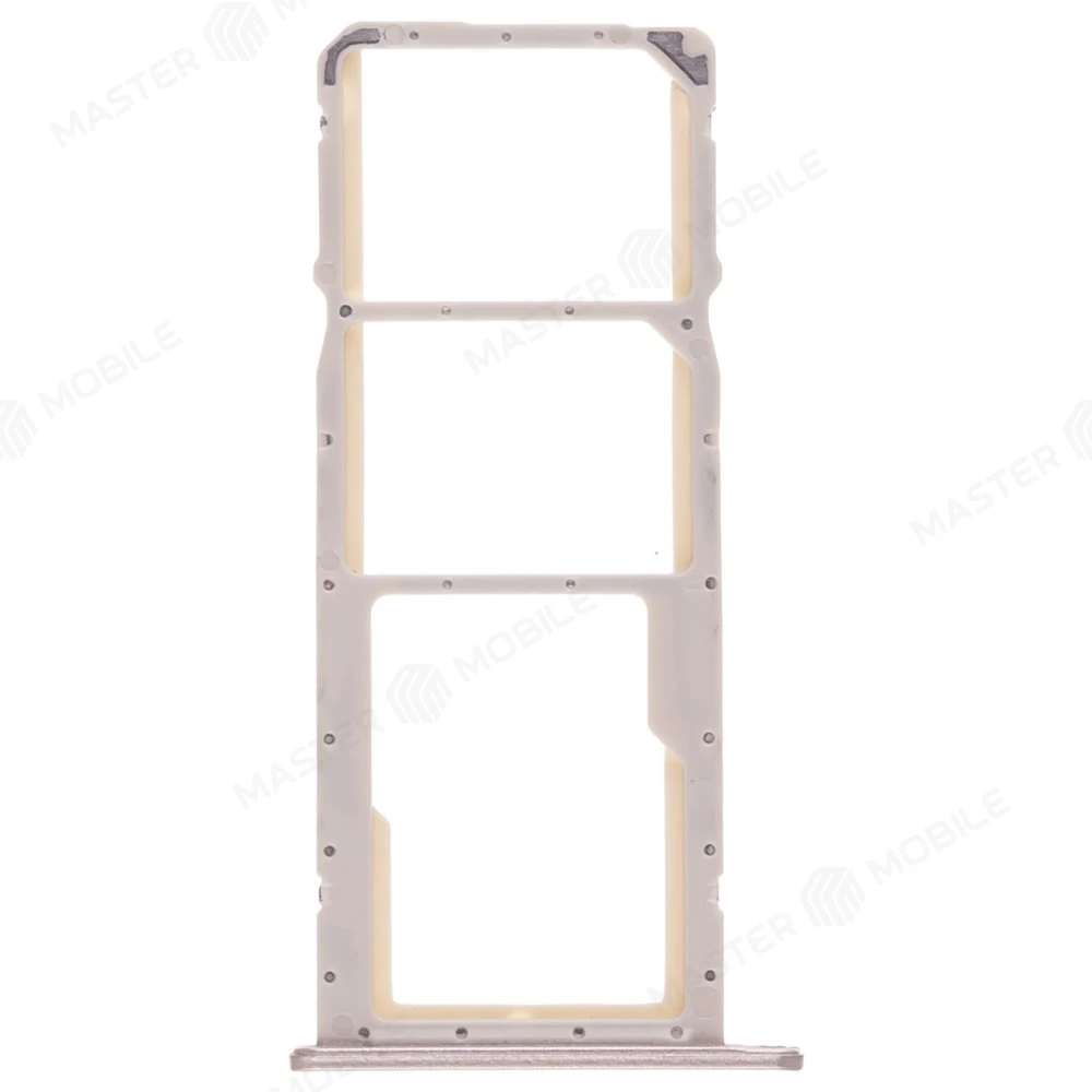 Держатель сим-карты для Huawei Y6 2019 (MRD-LX1F) / Y6s (JAT-LX1) (золотистый) фото №1