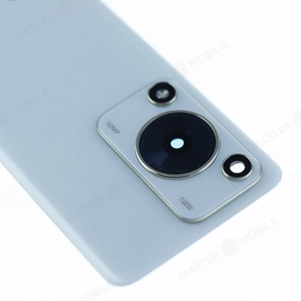 Задняя крышка для Huawei Nova Y63 (GFY-LX1) / Nova Y72S (GFY-LX1) (серебристый) (в сборе со стеклом камеры) фото №3