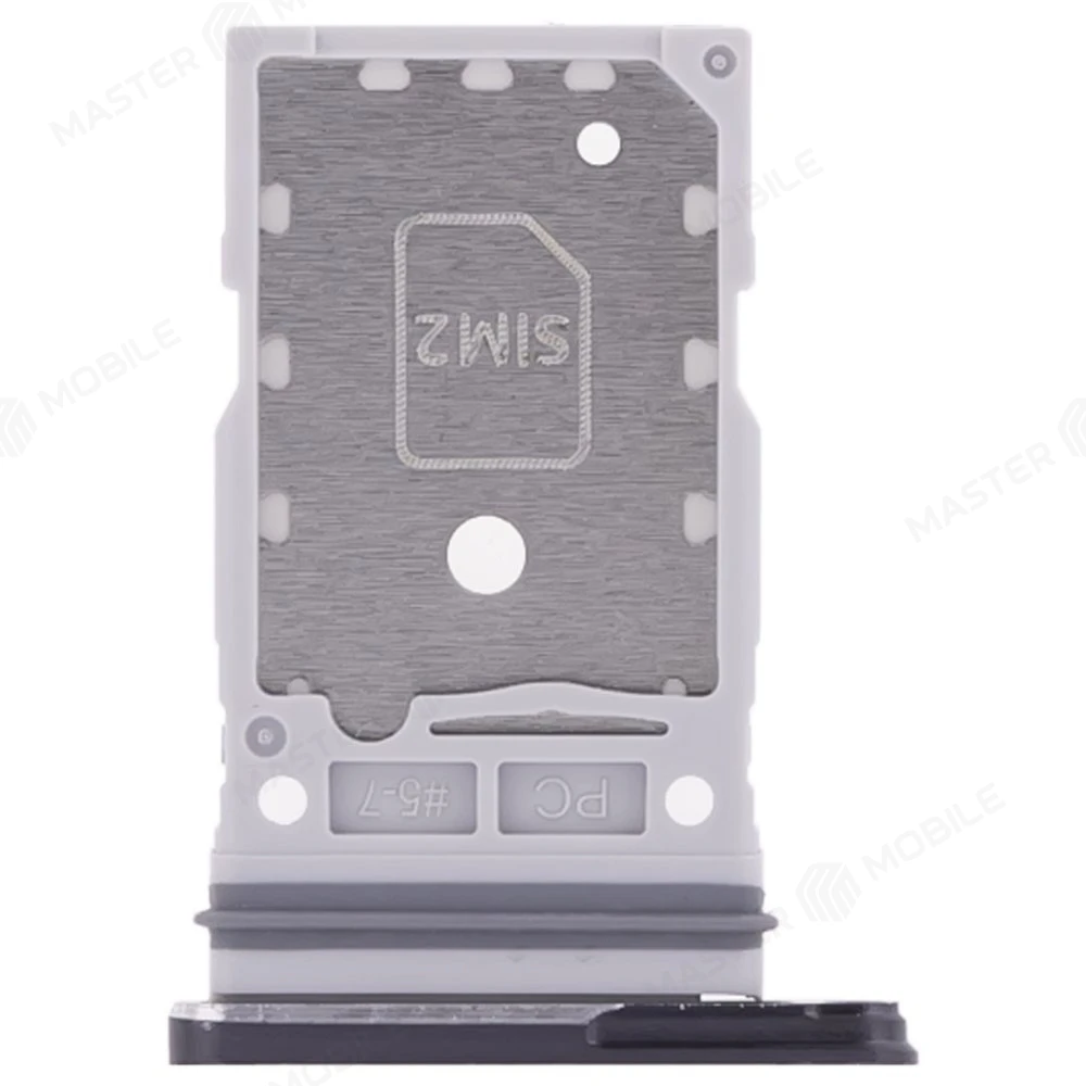 Держатель сим-карты для Samsung G990 Galaxy S21 FE (серый) фото №2