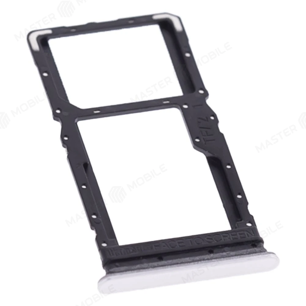 Держатель сим-карты для Xiaomi Redmi 12 4G (23053RN02Y) (серебристый) фото №3