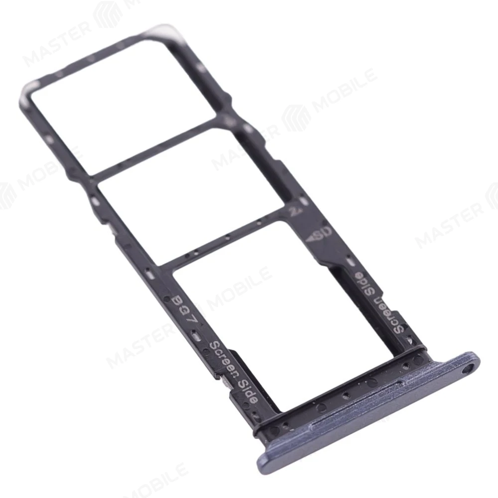 Держатель сим-карты для Tecno Spark 20C (BG7n) (черный) фото №3