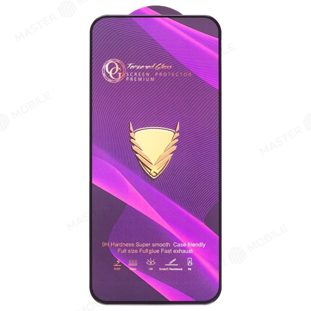 Защитное стекло OG Glass (3 в 1) для Huawei Nova 11 (FOA-LX9) / Nova 12S (FOA-LX9) (черный) фото №1