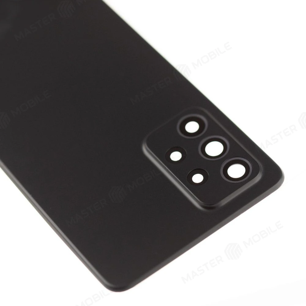 Задняя крышка для Samsung A525 Galaxy A52 / A526 Galaxy A52 5G / A528 Galaxy A52s (черный) (в сборе со стеклом камеры) (ORIG100) фото №3