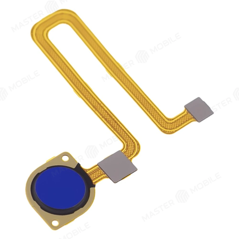 Шлейф для Xiaomi Redmi 9C (M2006C3MG) / Redmi 10A (220233L2G) с комп. + сканер отпечатка пальца (синий)  фото №3