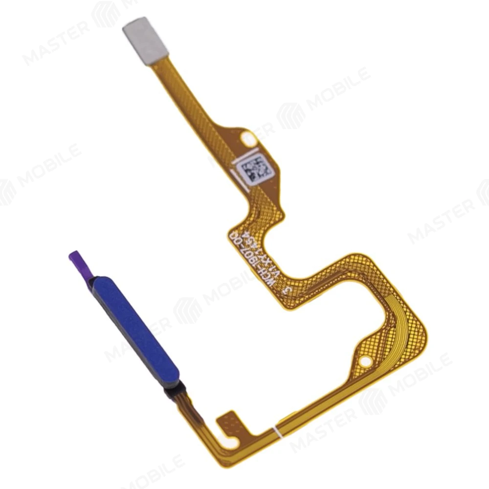 Шлейф для Huawei Honor X6 (VNE-LX1) / Honor X7 (CMA-LX1) / Honor X7a (RKY-LX1) с комп. + сканер отпечатка пальца (синий) фото №3